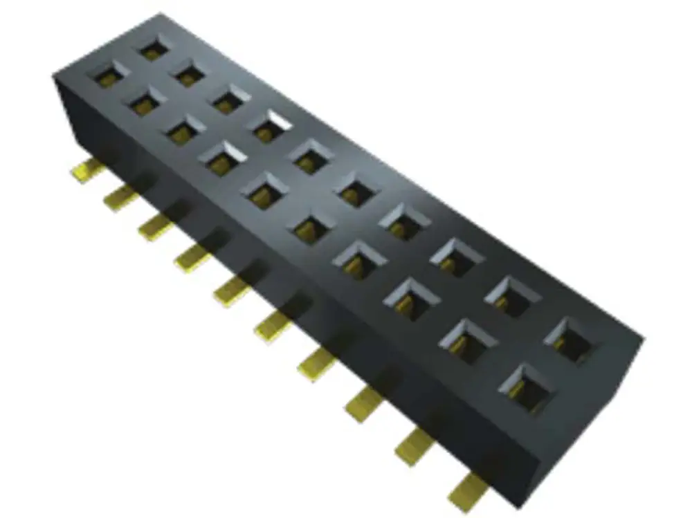 Conector hembra para PCB Samtec serie CLP, de 5 vías en 2 filas, paso 1.27mm, Montaje Superficial, para soldar | CLP-105-...