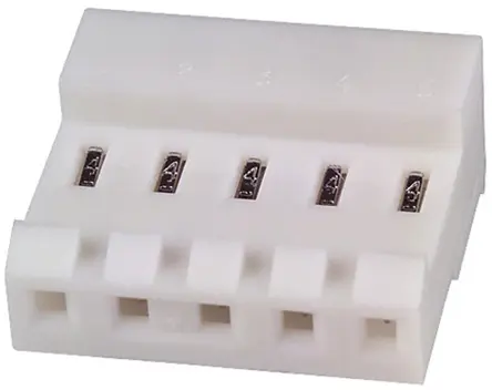 Conector IDC TE Connectivity, Serie MTA-156, paso 3.96mm, 5 contactos, 1 fila, Ángulo de 90°, Montaje de Cable | 3-640429-5