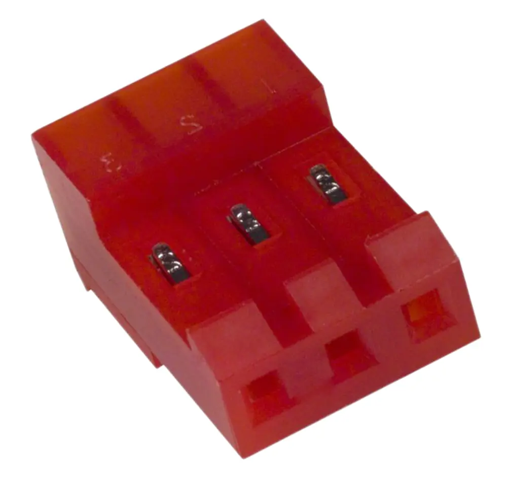 Conector IDC TE Connectivity, Serie MTA-156, paso 3.96mm, 3 contactos, 1 fila, Ángulo de 90°, Montaje de Cable | 3-640428-3