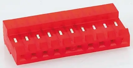 Conector IDC TE Connectivity, Serie MTA-156, paso 3.96mm, 2 contactos, 1 fila, Ángulo de 90°, Montaje de Cable | 3-640428-2