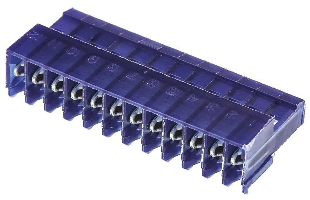 Conector IDC hembra TE Connectivity serie MTA-100 de 12 vías, paso 2.54mm, 1 fila, Montaje de Cable | 4-640442-2