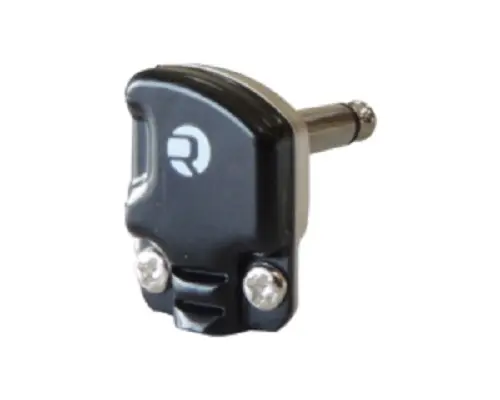 Conector jack macho mono de 1/4 Ángulo de 90° Macho Re- Products, Montaje de Cable | RP2RCF-BAG