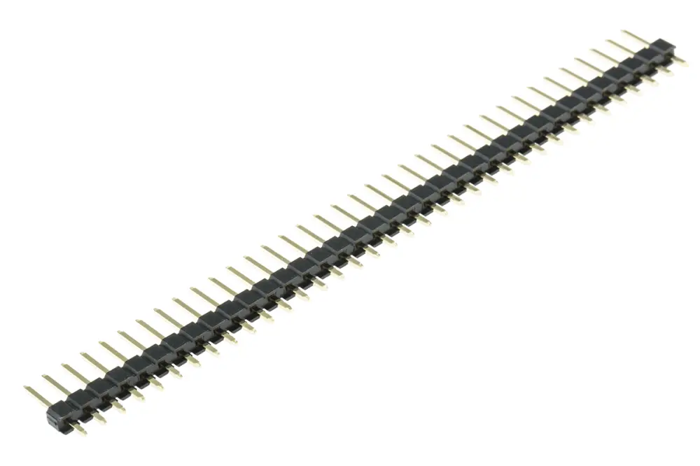 Regleta de pines ASSMANN WSW serie AW140 de 36 vías, 1 fila, paso 2.54mm, para soldar, Montaje en orificio pasante | AW14...