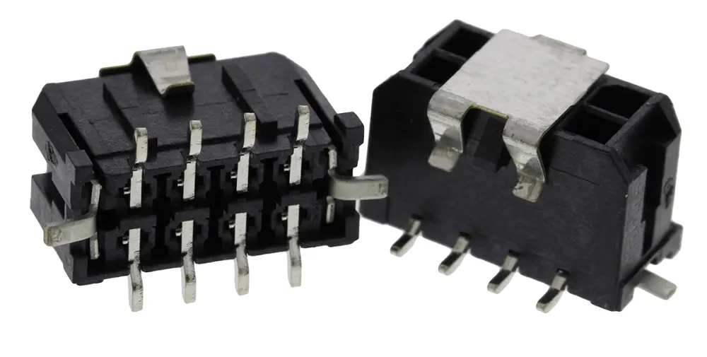 Conector macho para PCB Molex serie Micro-Fit 3.0 de 8 vías, 2 filas, paso 3.0mm, para soldar, Montaje Superficial | 4304...