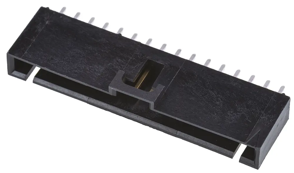 Conector macho para PCB Molex serie SL de 16 vías, 1 fila, paso 2.54mm, para soldar, Montaje en orificio pasante | 70543-...