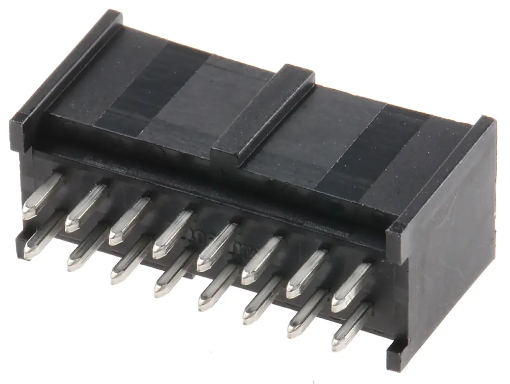 Conector macho para PCB Molex serie C-Grid III de 16 vías, 2 filas, paso 2.54mm, para soldar, Montaje en orificio | 90130...