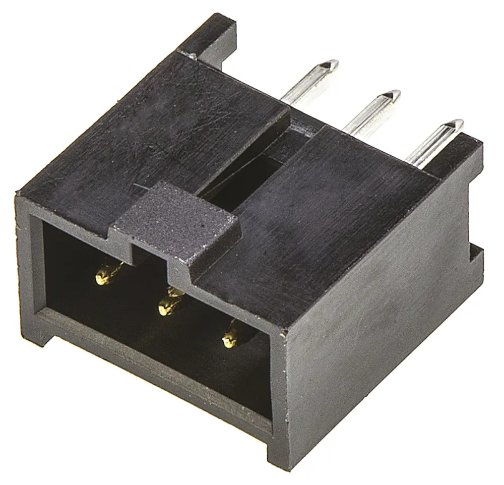 Conector macho para PCB Molex serie C-Grid III de 3 vías, 1 fila, paso 2.54mm, para soldar, Montaje en orificio pasante |...