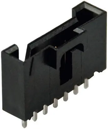 Conector macho para PCB Molex serie SL de 8 vías, 1 fila, paso 2.54mm, para soldar, Montaje en orificio pasante | 70543-0007