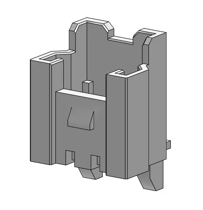 Conector macho para PCB Molex serie 35363 de 2 vías, 1 fila, paso 2mm | 353630260
