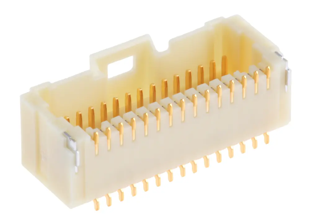 Conector macho para PCB Ángulo de 90° Molex serie Pico-Clasp de 30 vías, 2 filas, paso 1.0mm, para soldar, Montaje | 50...