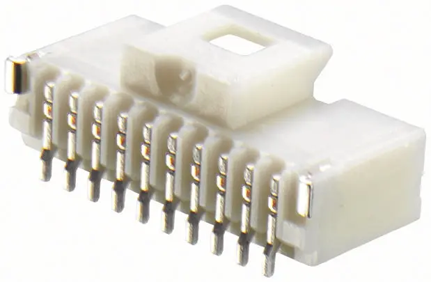 Conector macho para PCB Ángulo de 90° Molex serie Pico-Clasp de 6 vías, 1 fila, paso 1.0mm, para soldar, Montaje | 5015...