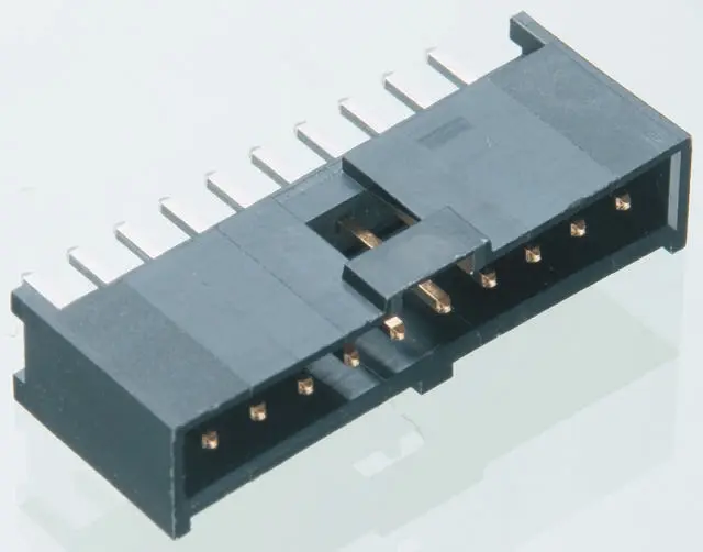 Conector macho para PCB Ángulo de 90° Molex serie C-Grid III de 15 vías, 1 fila, paso 2.54mm, para soldar, Montaje en |...