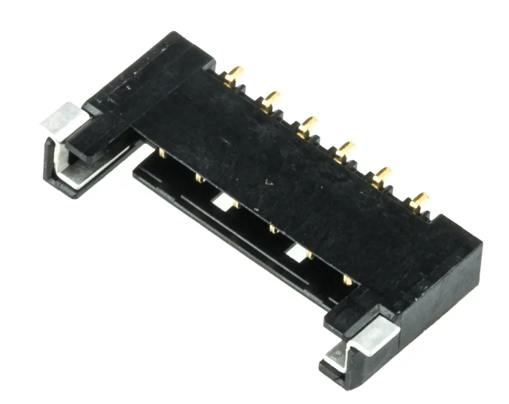 Conector macho para PCB Ángulo de 90° Molex serie Pico-Lock de 6 vías, 1 fila, paso 1.5mm, para soldar, Montaje | 50405...