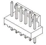 Regleta de pines Molex serie KK 254 de 12 vías, 1 fila, paso 2.54mm, para soldar, Montaje en orificio pasante | 22-11-2122