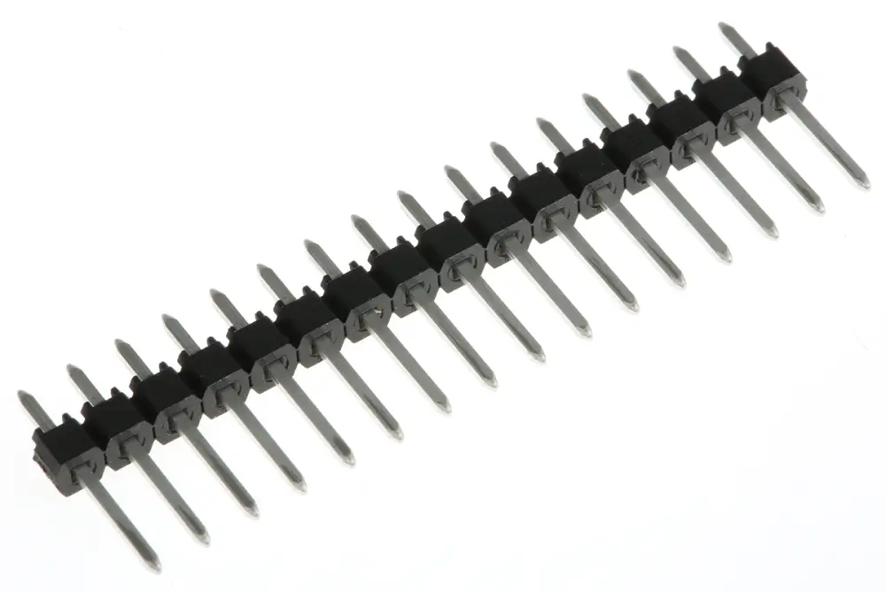 Regleta de pines Molex serie C-Grid III de 16 vías, 1 fila, paso 2.54mm, para soldar, Montaje en orificio pasante | 90120...
