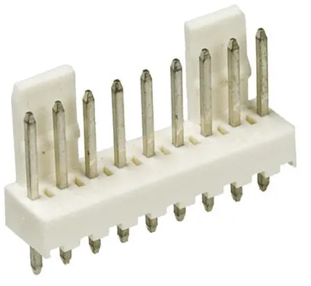 Regleta de pines Molex serie Mini-Latch de 9 vías, 1 fila, paso 2.5mm, para soldar, Montaje en orificio pasante | 22-04-1091