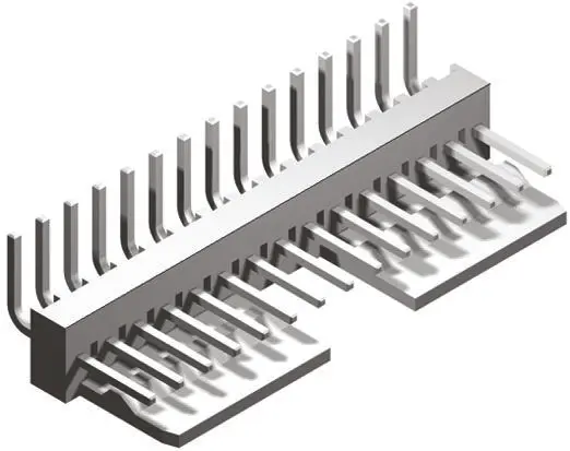 Regleta de pines Ángulo de 90° Molex serie KK 254 de 16 vías, 1 fila, paso 2.54mm, para soldar, Montaje en orificio | 2...