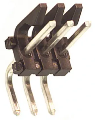 Regleta de pines Ángulo de 90° Molex serie KK 396 de 3 vías, 1 fila, paso 3.96mm, para soldar, Montaje en orificio | 26...