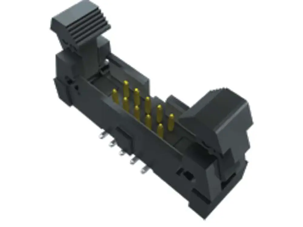 Conector macho para PCB Ángulo de 90° Samtec serie EHF de 20 vías, 1 fila, paso 1.27mm | EHF-120-01-F-D-SM