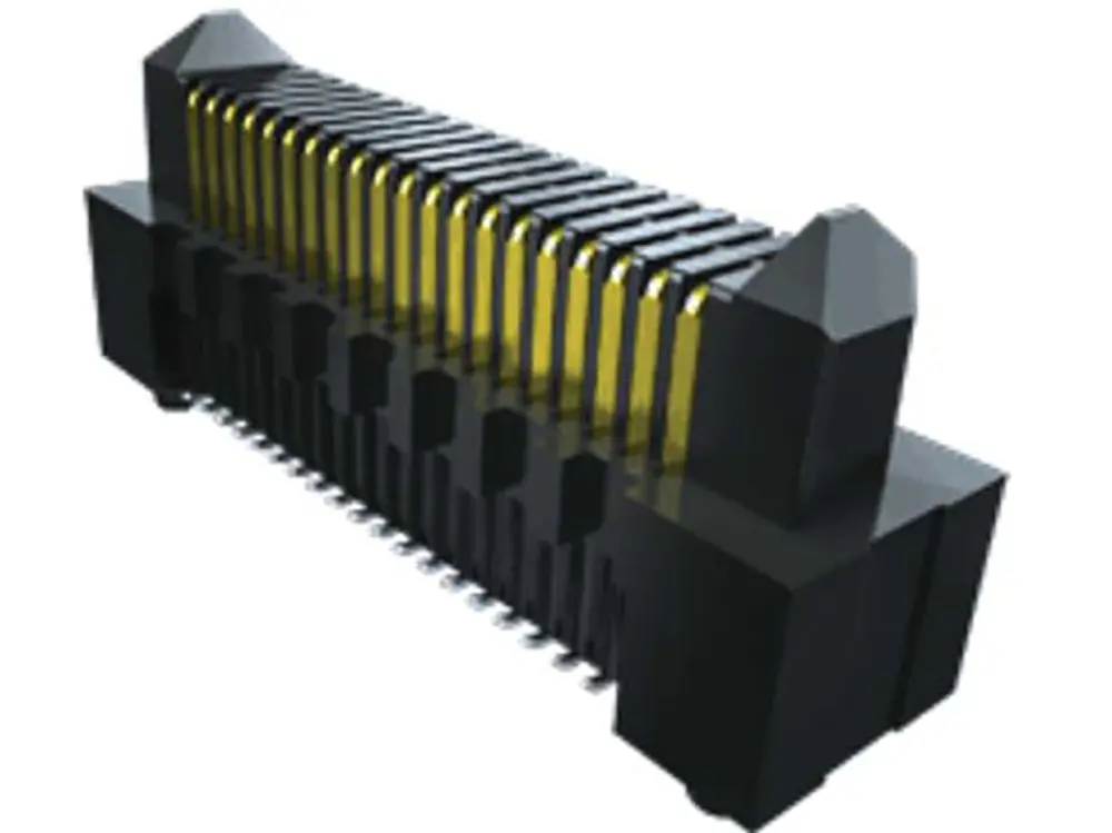 Conector macho para PCB Samtec serie ERM8 de 10 vías, 1 fila, paso 0.8mm | ERM8-010-02.0-L-DV-TR