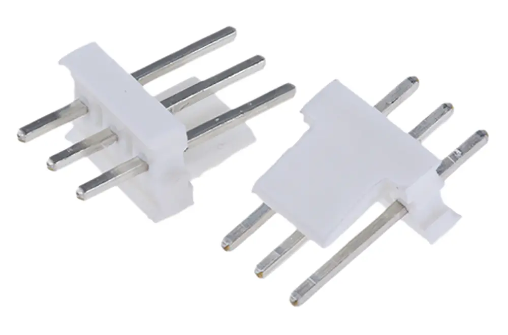 Regleta de pines TE Connectivity serie MTA-100 de 3 vías, 1 fila, paso 2.54mm, para soldar, Montaje en orificio pasante |...