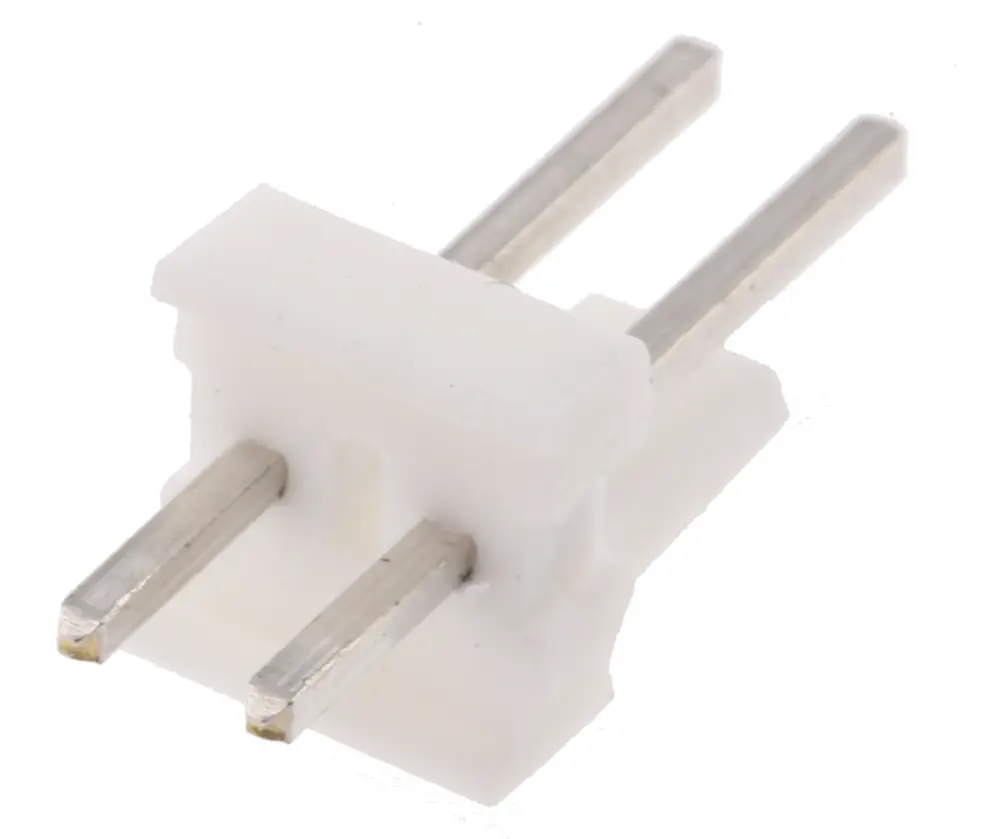 Regleta de pines TE Connectivity serie MTA-100 de 2 vías, 1 fila, paso 2.54mm, para soldar, Montaje en orificio pasante |...