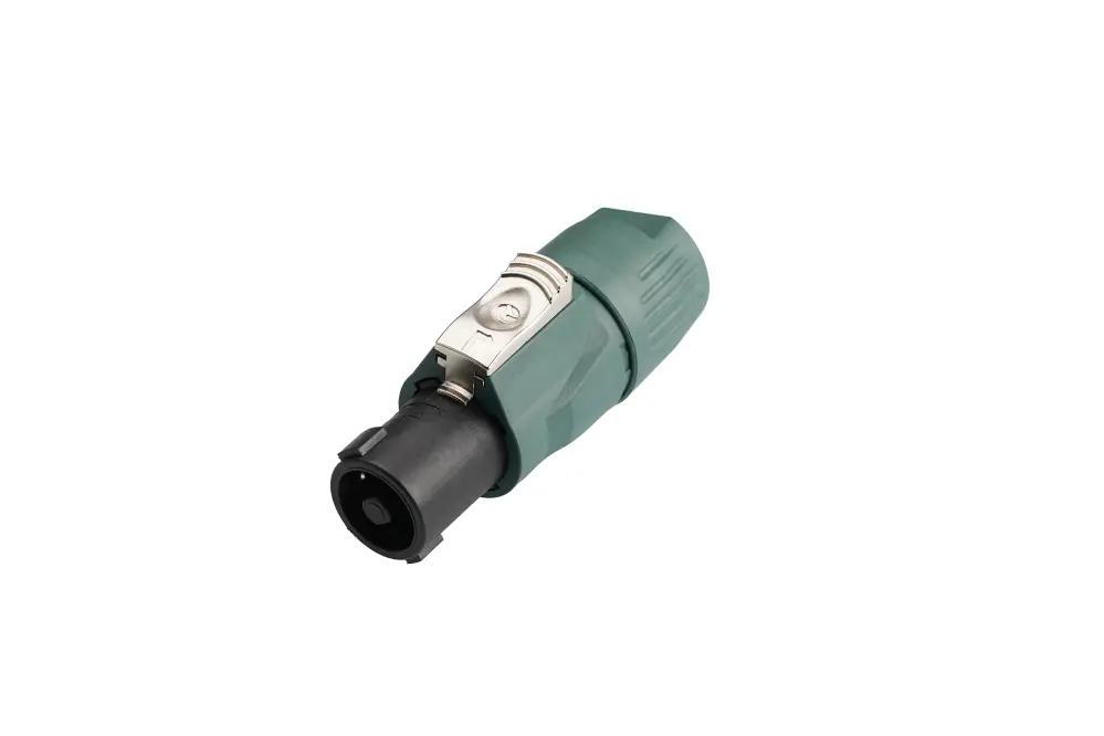 Conector de altavoz Macho Re- Products de 4 vías, Montaje de Cable | RCLS4F-G-000-1