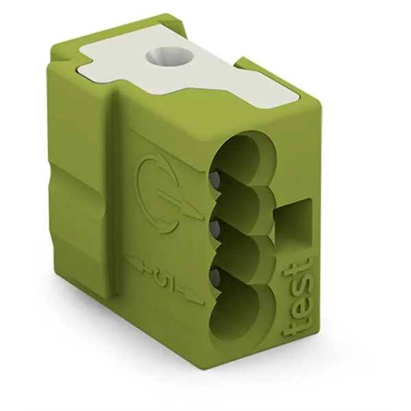 Conector de iluminación Hembra 243, 1 Polos, Montaje enchufable, 6A | 243-722 WAGO