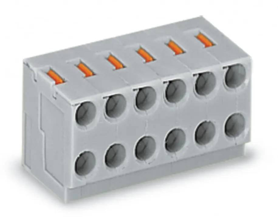 Conector de iluminación Hembra 252, 2 Polos, Montaje enchufable, 2A | 252-102 WAGO