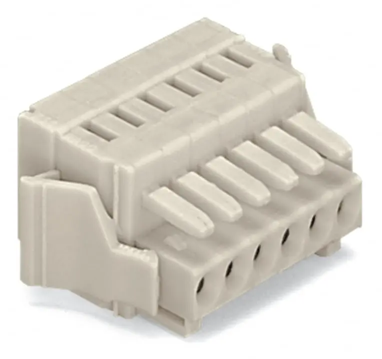 Conector de iluminación Hembra 734, 5 Polos, Montaje enchufable, 10A | 734-105/037-000 WAGO