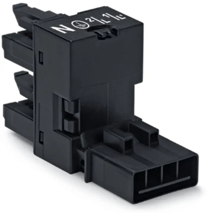 Conector de iluminación Hembra 890, 4 Polos, Montaje enchufable, 16A, IP20, IP40 | 890-944 WAGO