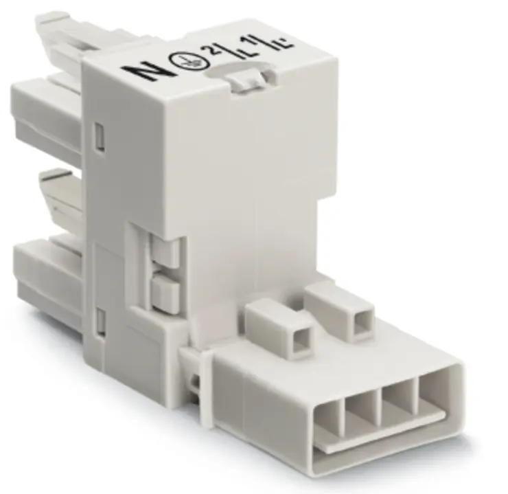 Conector de iluminación Hembra 890, 4 Polos, Montaje enchufable, 16A, IP20, IP40 | 890-994 WAGO