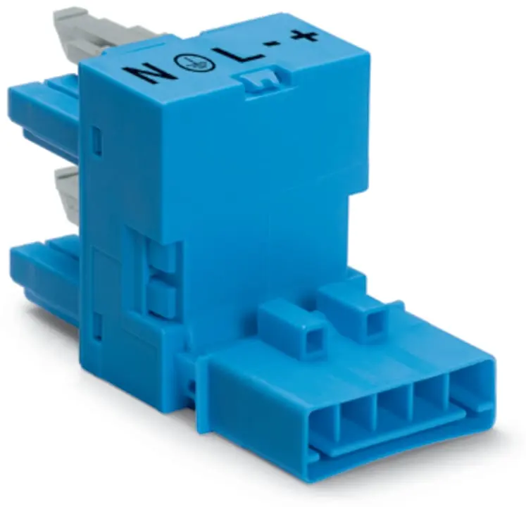 Conector de iluminación Hembra 890, 5 Polos, Montaje enchufable, 16A, IP20, IP40 | 890-982 WAGO