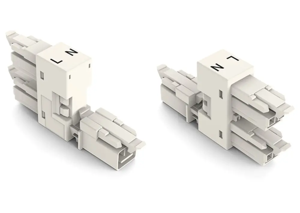 Conector de iluminación Hembra 890, 2 Polos, Montaje enchufable, 16A, IP20, IP40 | 890-1686 WAGO