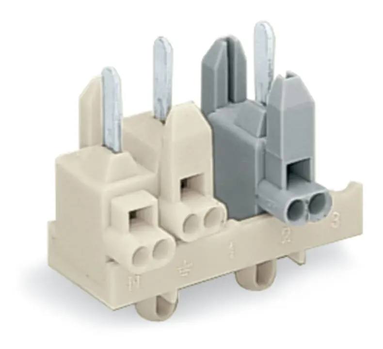 Conector de iluminación Macho 277, 3 Polos, Montaje enchufable, 10A | 277-123 WAGO