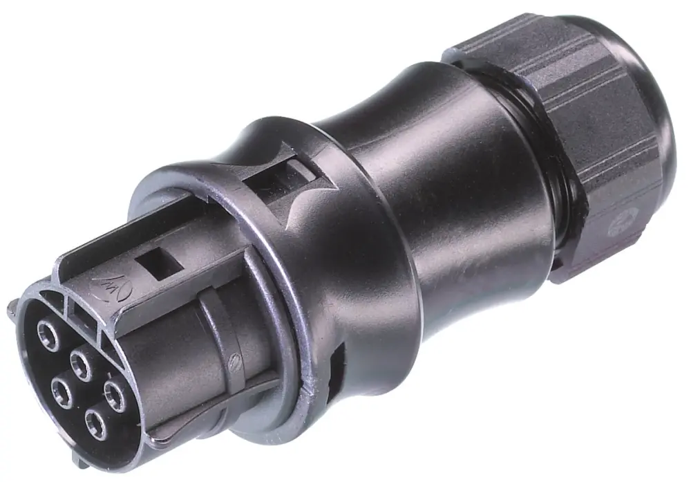 Conector de iluminación Hembra RST20i5, 5 Polos, Montaje de Cable, 250 V, 400 V, 20A, IP66, IP68, IP69 | 96.051.4053.1 Wi...