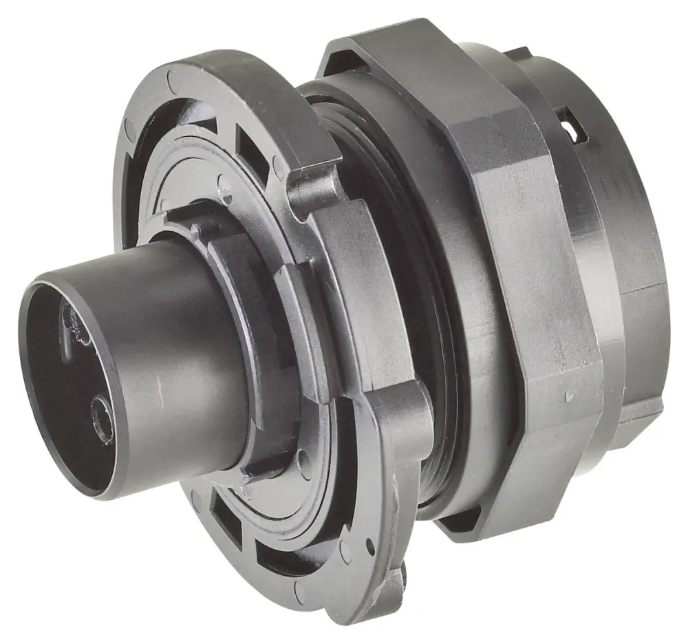 Conector de iluminación Hembra RST50i5, 5 Polos, Montaje en Panel, 250 V, 400 V, 50A, IP66, IP67, IP69 | 97.051.5053.1 Wi...