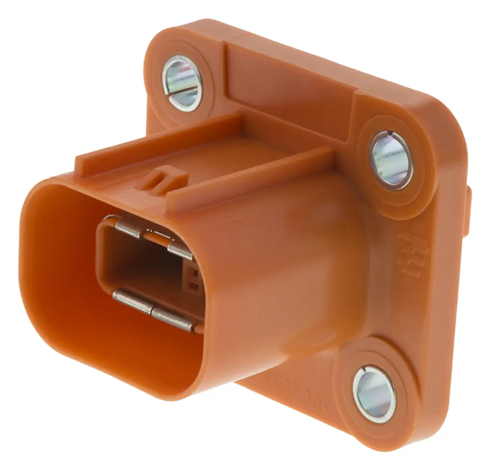 Conector para vehículos eléctricos Hembra 2 contactos, Recto, Montaje en Panel, 1000V, 250A | 2103124-1 TE Connectivity
