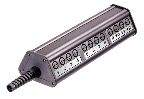 Conector XLR Hembra (género ), Macho (género B) de 3 pines Re- Products, Montaje en Panel | NSB3B-20/4