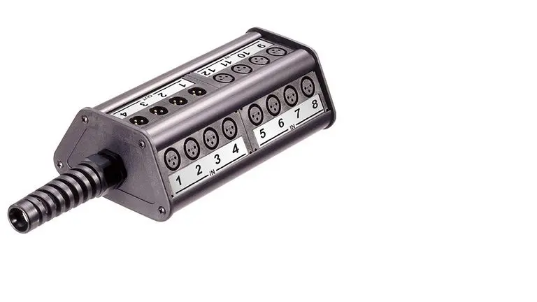 Conector XLR Hembra de 3 pines Re- Products, Montaje en Panel | NSB1B-8/0