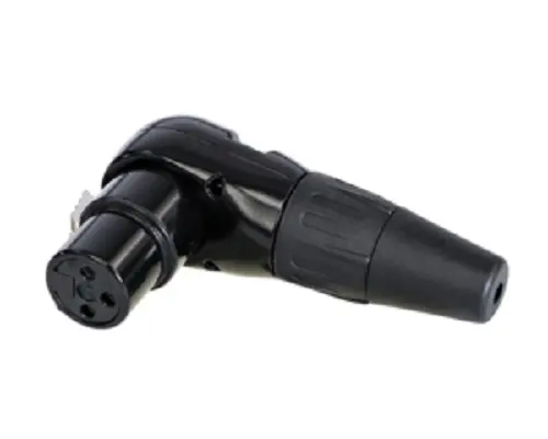 Conector XLR Hembra Recto de 3 pines Re- Products, Montaje de Cable | RC3FR-BAG