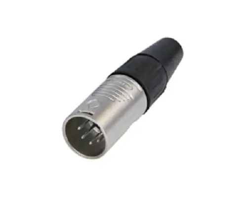 Conector XLR Macho Recto de 5 pines Re- Products, Montaje de Cable | RC5M