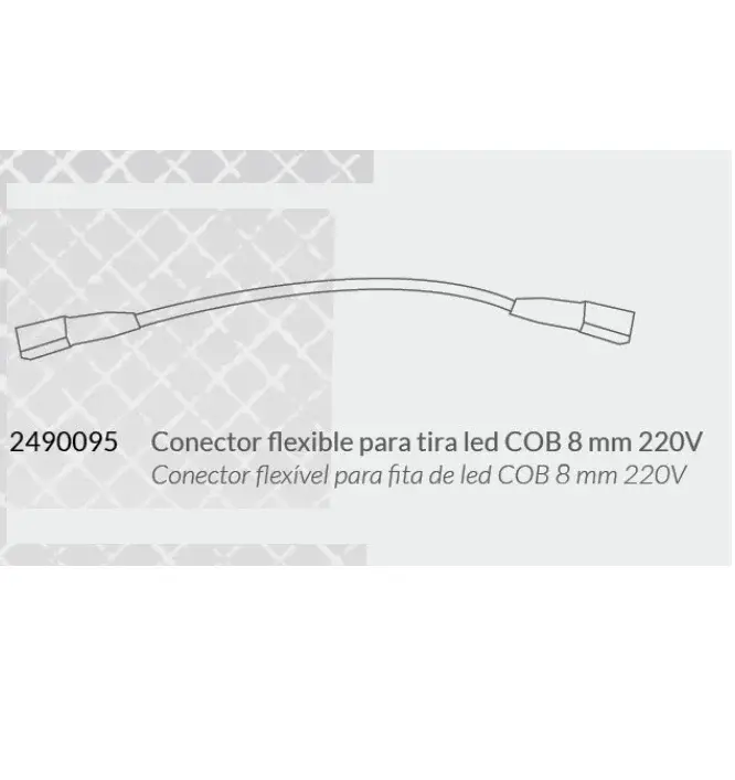 Cargador de Mando CONECTOR PUENTE ADAPTABLE TIRA LED COB 220V