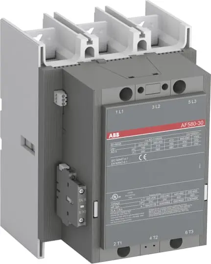Contactor ABB AF580-30-11 AF de 3 polos, 3 NA, 800 , bobina 250 V, 355 kW | 1SFL617001R7011 AF580-30-11 100-250VACD