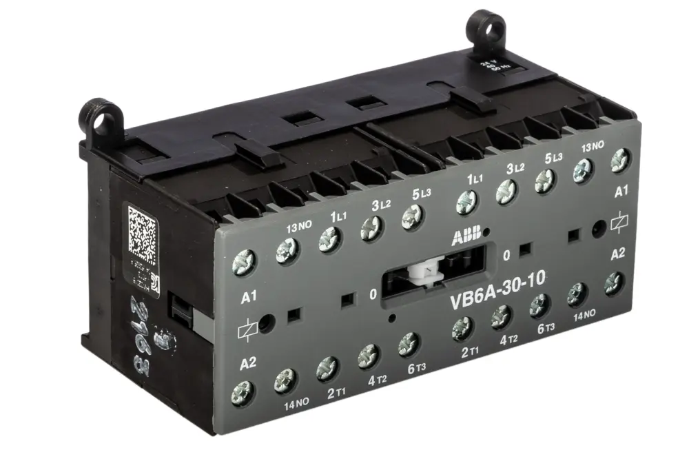 Contactor ABB VB6A-30-10 de 3 polos, 3 NA, 20 , bobina 24 V, 4 kW | GJL1211911R0101 VB6A-30-10 24V AC