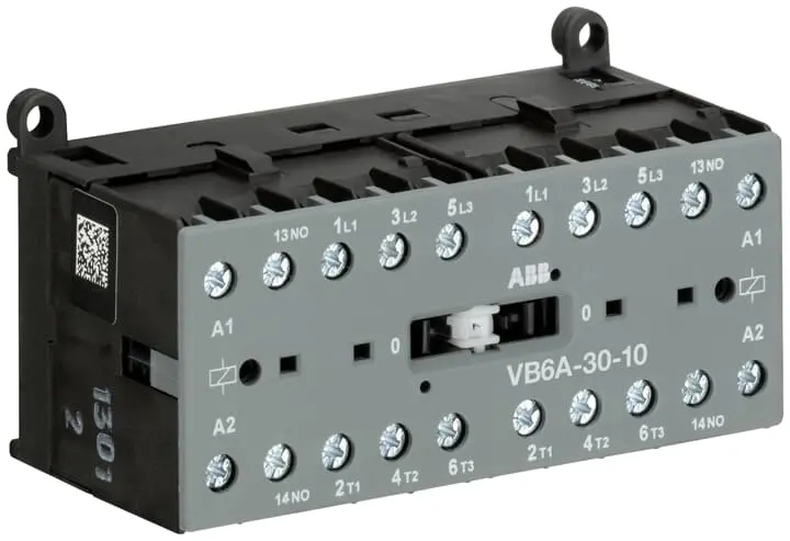 Contactor ABB VB6A-30-10-85 de 3 polos, 3 NA, 20 , bobina 415 V, 4 kW | GJL1211911R8105 VB6A-30-10-85