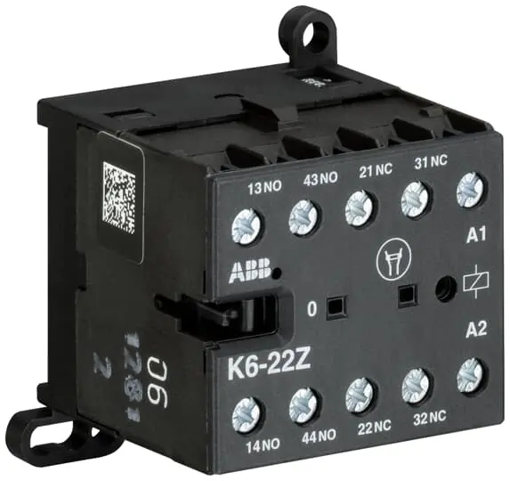 Relé de contactor ABB B7), Mini Contactors (B6, 2 NC / 2 NA, 6 | GJH1211001R8224 K6-22Z 110V 40/450HZ