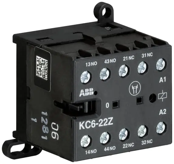 Relé de contactor ABB B7), Mini Contactors (B6, 2 NC / 2 NA, 6 | GJH1213001R0221 KC6-22Z 24V DC