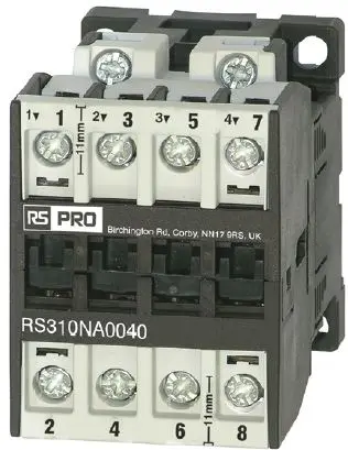Contactor de 3 polos, 18 , bobina 230 V ca, 7,5 kW