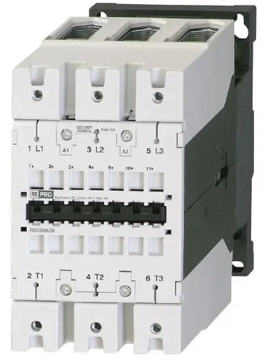 Contactor de 3 polos, 90 , bobina 24 V CA, 45 kW